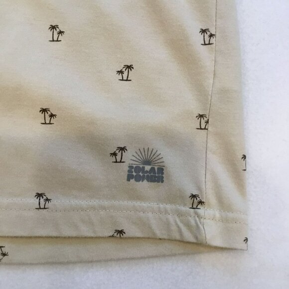 Denim & Flower Ricky Singh Tee Short Sleeve Pullover Crew Neck Palm Trees Medium - Picture 8 of 9